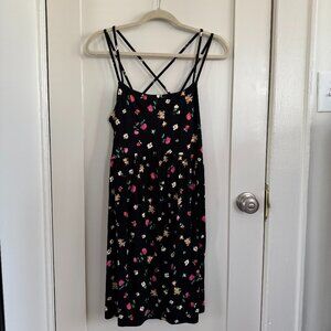 Floral Old Navy Fit & Flare Strappy Dress